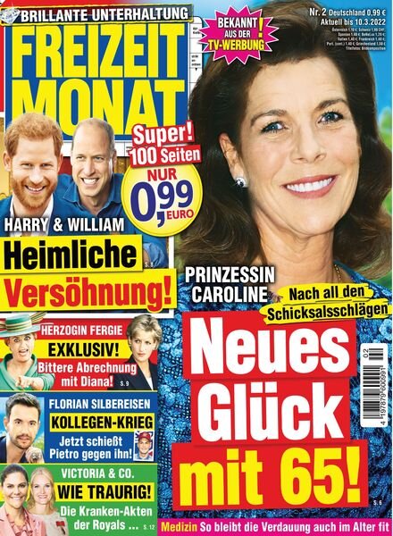 Freizeit Monat – Februar 2022 Cover
