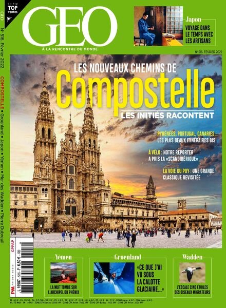 Geo France – Fevrier 2022 Cover