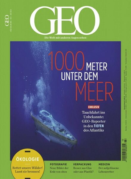 Geo Germany – Marz 2022 Cover