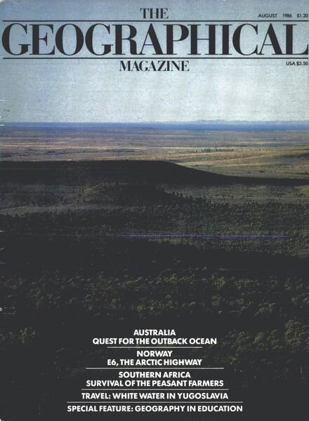 Geographical – August 1986 Cover