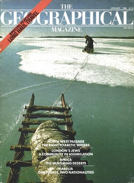 Geographical – January 1986 Cover