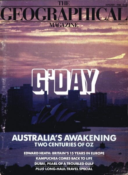 Geographical – January 1988 Cover