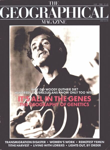 Geographical – July 1988 Cover