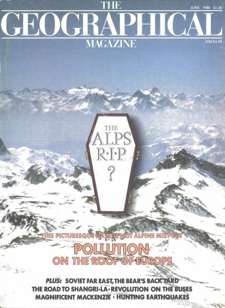 Geographical – June 1988 Cover