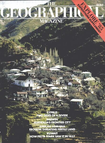 Geographical – March 1985 Cover