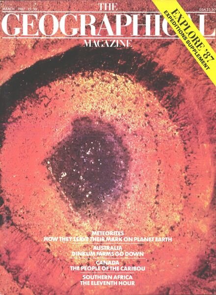 Geographical – March 1987 Cover