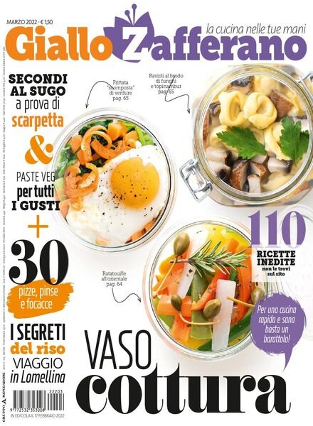 Giallo Zafferano – Marzo 2022 Cover