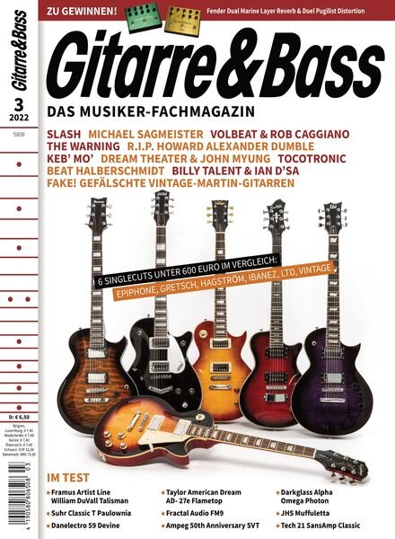 Gitarre & Bass – Marz 2022 Cover