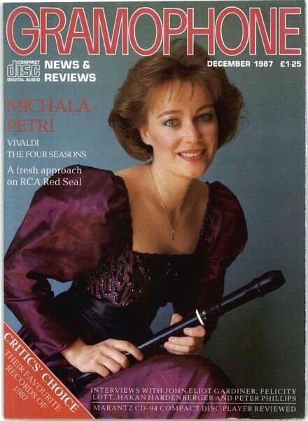 Gramophone – December 1987 Cover