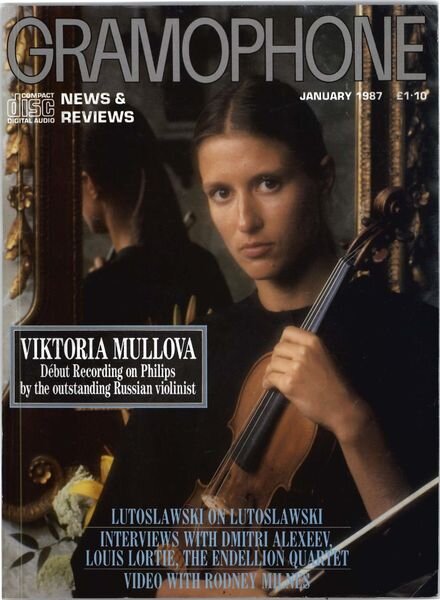 Gramophone – January 1987 Cover