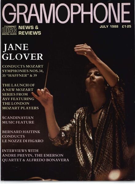 Gramophone – July 1988 Cover