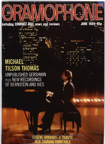 Gramophone – June 1985 Cover
