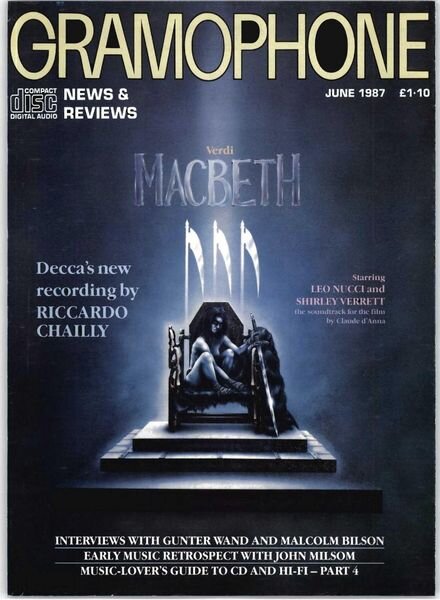 Gramophone – June 1987 Cover