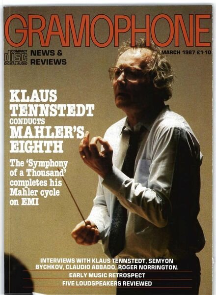 Gramophone – March 1987 Cover