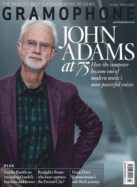 Gramophone – March 2022 Cover