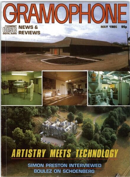 Gramophone – May 1986 Cover