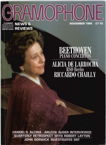 Gramophone – November 1986 Cover
