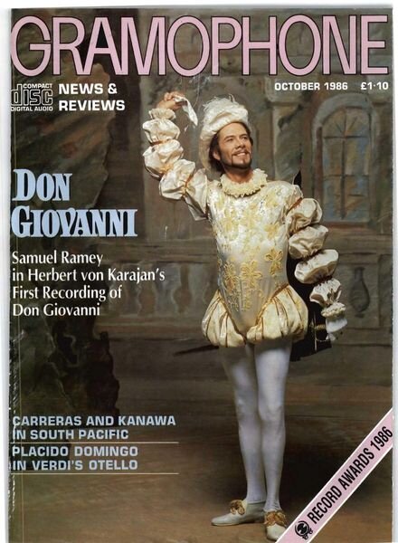 Gramophone – October 1986 Cover