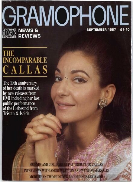 Gramophone – September 1987 Cover