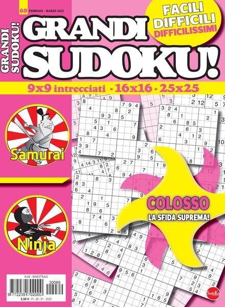 Grandi Sudoku – febbraio 2022 Cover