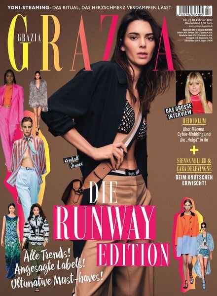 Grazia Germany – 10 Februar 2022 Cover