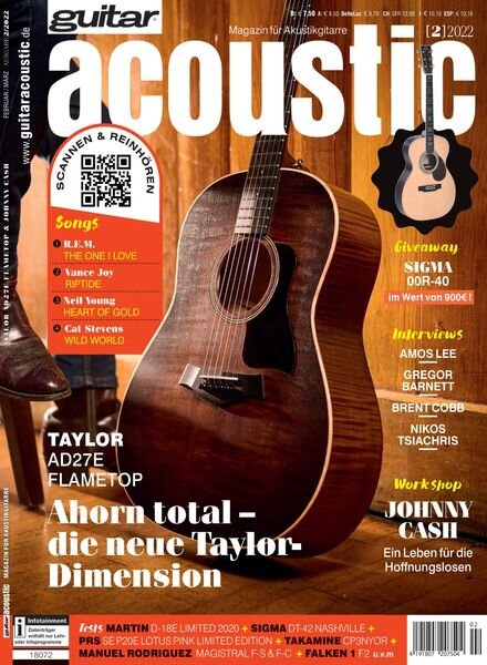 Guitar Acoustic – Februar 2022 Cover