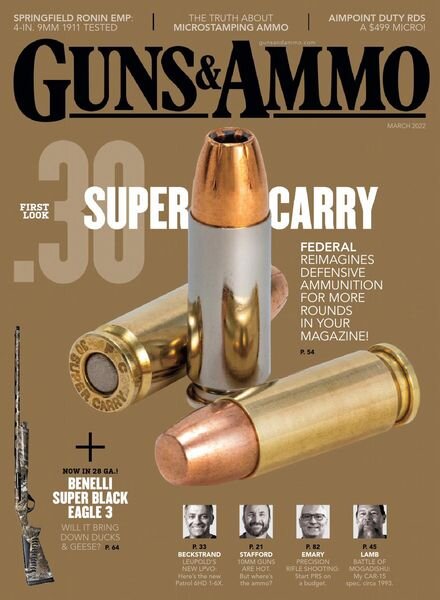 Guns & Ammo – March 2022 Cover