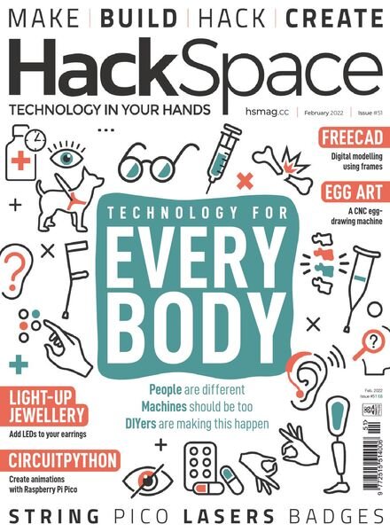 HackSpace – February 2022 Cover