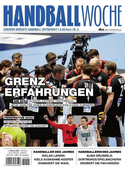 Handballwoche – 01 Februar 2022 Cover