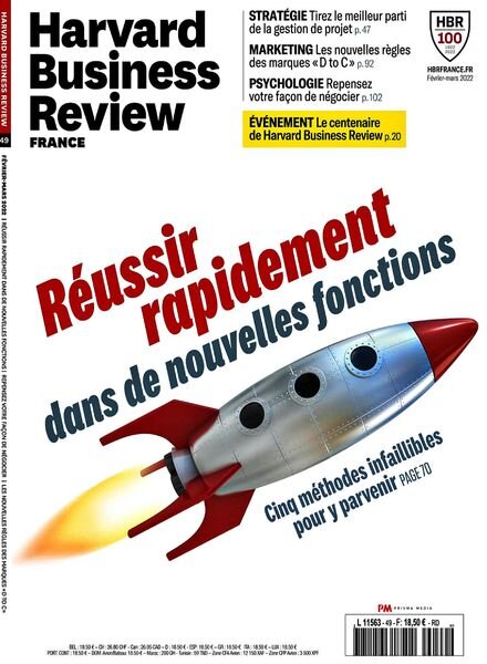 Harvard Business Review France – Fevrier-Mars 2022 Cover