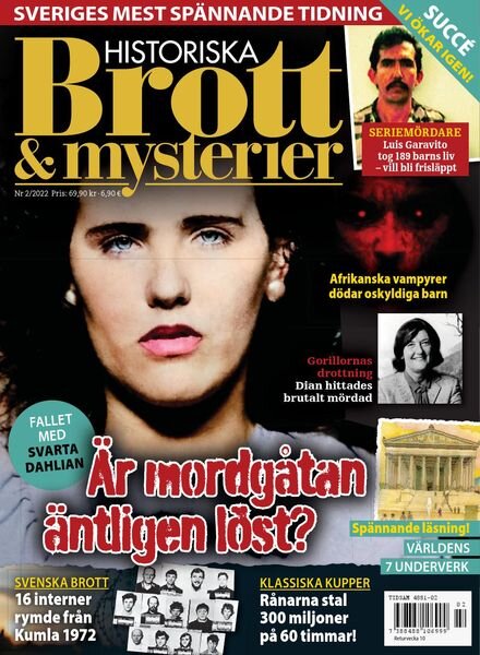 Historiska Brott & Mysterier – januari 2022 Cover