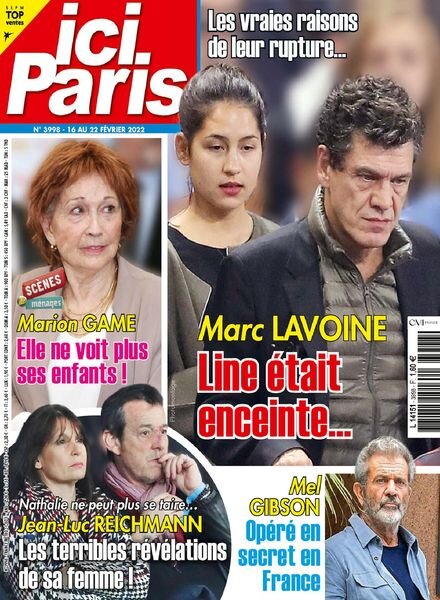 Ici Paris – 16 fevrier 2022 Cover
