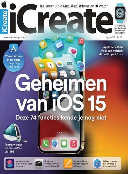 iCreate Netherlands – januari 2022 Cover