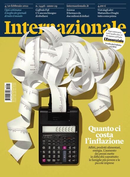 Internazionale – 4 Febbraio 2022 Cover