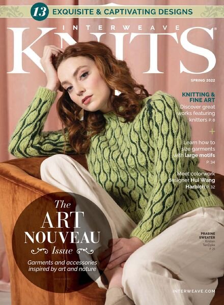 Interweave Knits – January 2022 Cover