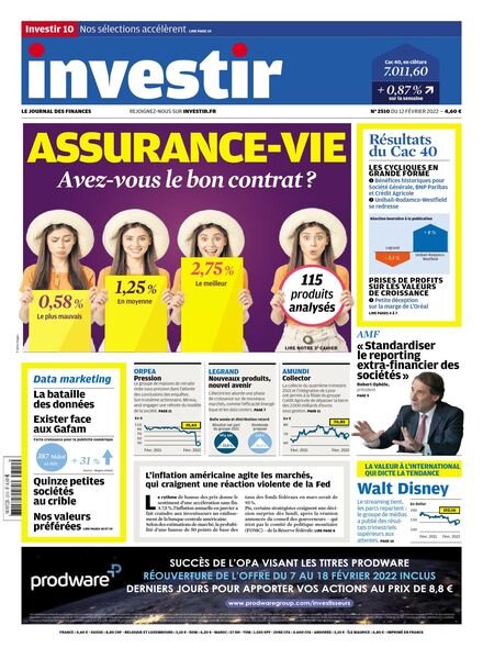 Investir – 12 Fevrier 2022 Cover