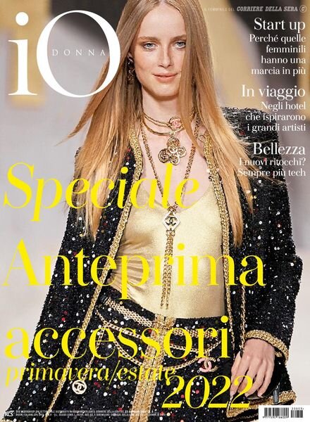 Io Donna del Corriere della Sera – 22 gennaio 2022 Cover
