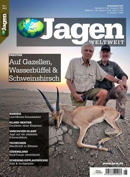 Jagen Weltweit – Nr1 2022 Cover