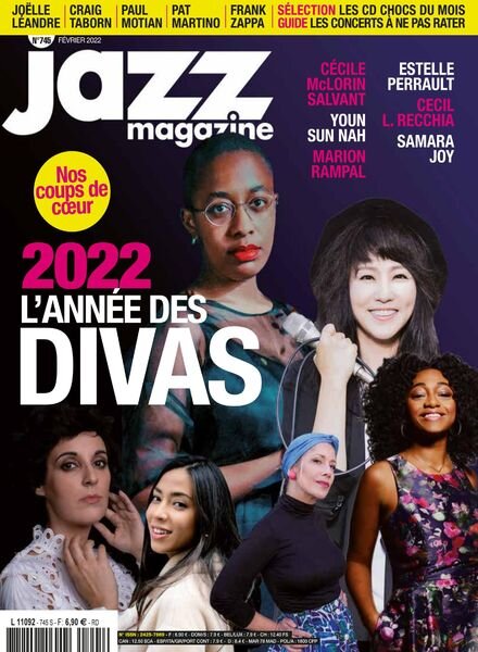 Jazz Magazine – Fevrier 2022 Cover