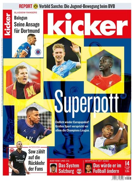 Kicker – 14 Februar 2022 Cover