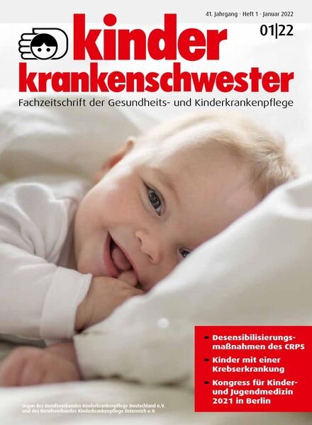 Kinderkrankenschwester – Januar 2022 Cover