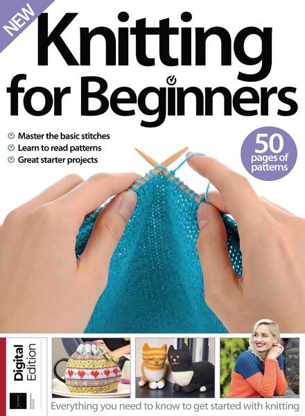 Knitting for Beginners – February 2022 Cover