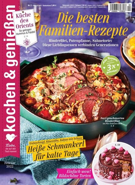 kochen & geniessen – Januar 2022 Cover