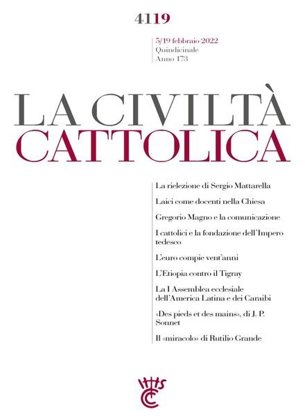 La Civilta Cattolica – 5 Febbraio 2022 Cover