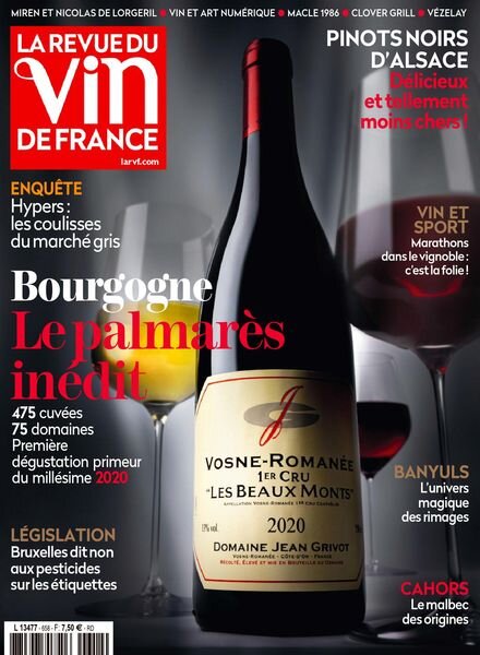 La Revue du Vin de France – mars 2022 Cover