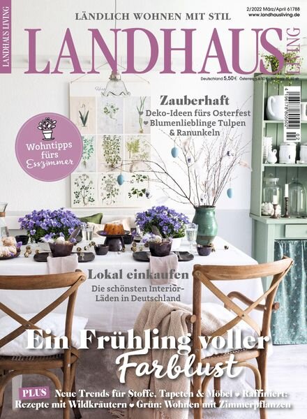 LANDHAUS LIVING – Februar 2022 Cover