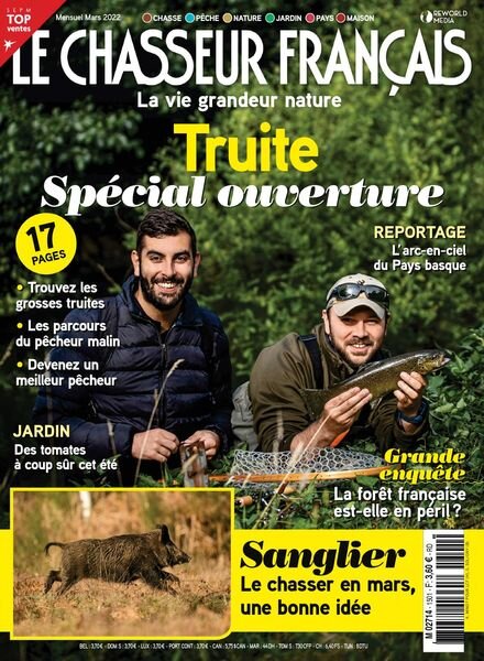 Le Chasseur Francais – mars 2022 Cover