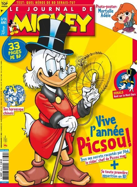 Le Journal de Mickey – 26 Janvier 2022 Cover