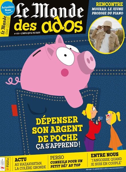 Le Monde des Ados – 19 Janvier 2022 Cover