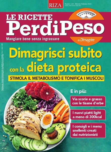 Le Ricette PerdiPeso – Febbraio 2022 Cover